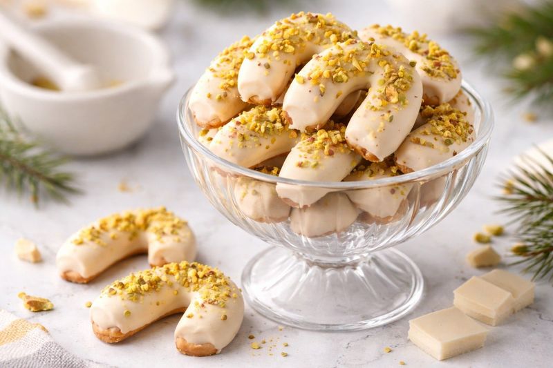 Fenséges ünnepi varázslat: Mandulás kifli fehércsokimázzal, amit imádni fogsz!