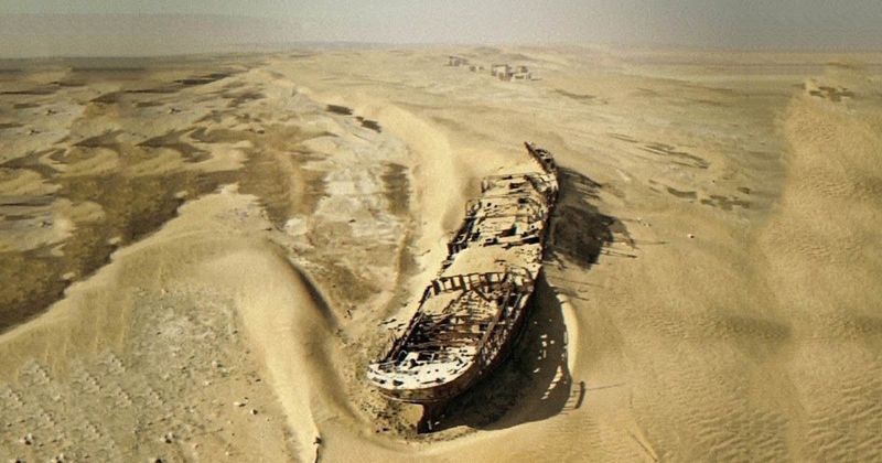 Hihetetlen felfedezés a sivatagban, évszázadok óta rejtőző hajó került elő