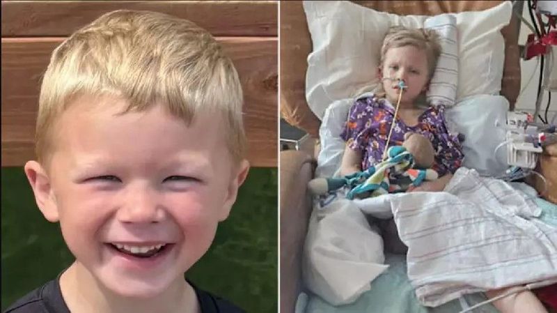 Hősies mentés egy befagyott pataknál, most az életéért harcol az 5 éves kisfiú