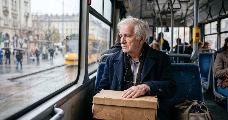 Egy váratlan fékezés mindent megváltoztatott: egy öreg cipősdoboz története, amely közelebb hozta az utasokat egymáshoz