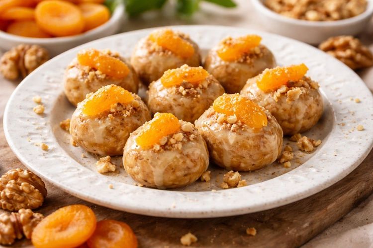 Ínycsiklandó diós-aszalt barackos falatkák: a konyha titkos kincsei