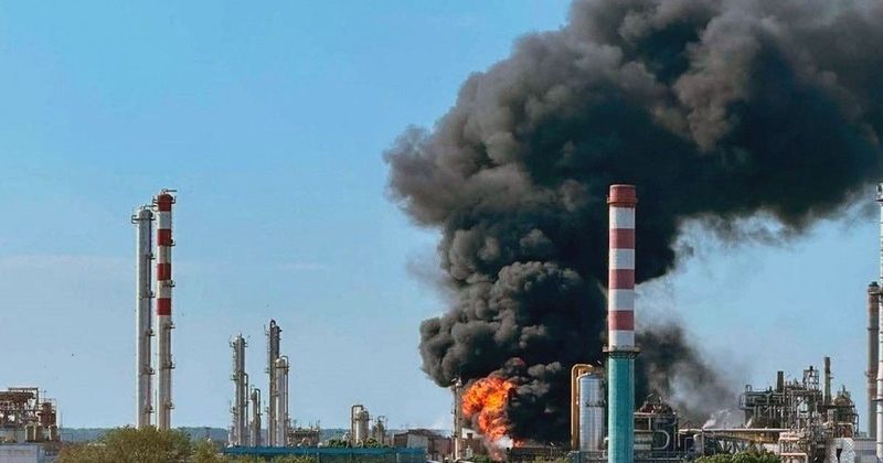 Exkluzív fotón a tiszaújvárosi szerencsétlenség helyszíne
